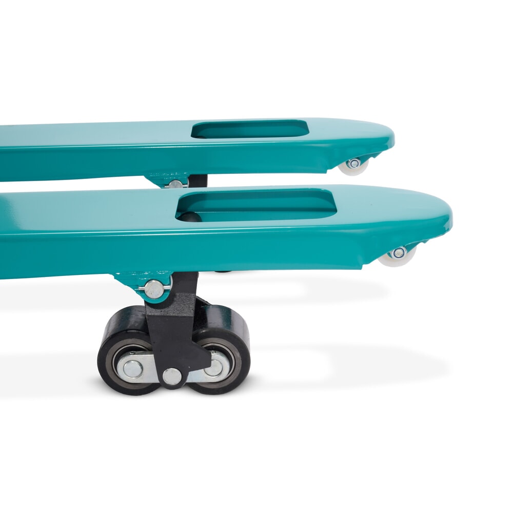 Produktabbildung Nr. 6: Ameise® PTM 2.5 hand pallet truck with handbrake, load capacity 2,500 kg, fork length 1,150 mm, solid rubber / polyurethane, tandem rollers