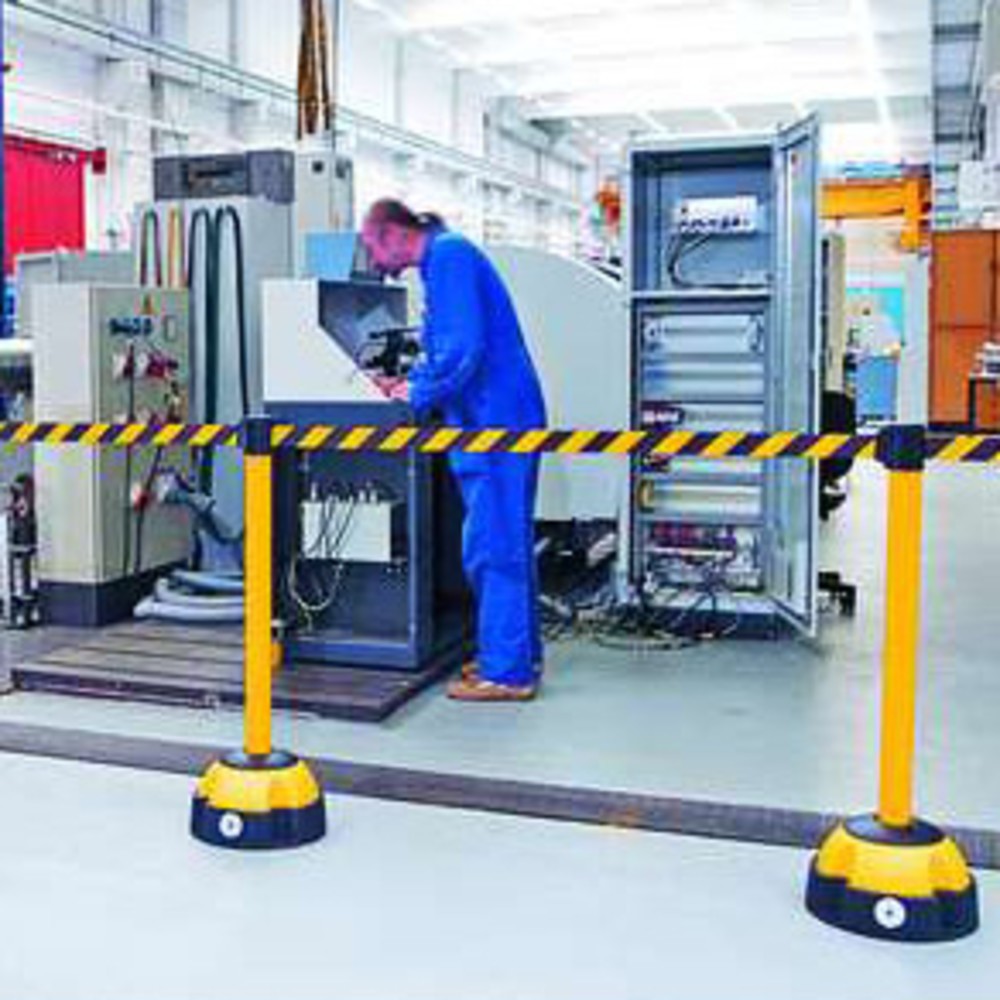 Produktabbildung Nr. 2: Belt warning stand, stand red, belt red/white