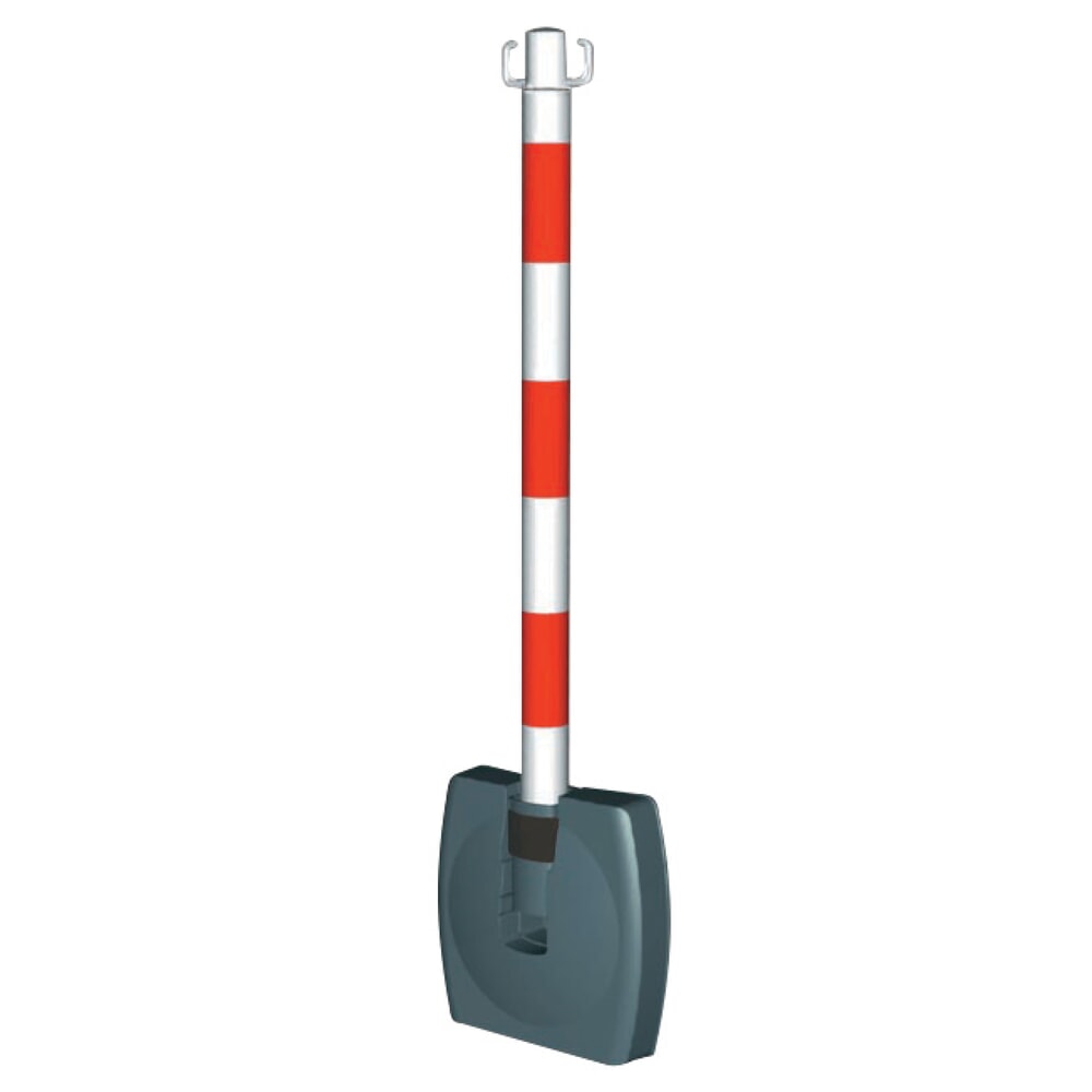 Produktabbildung Nr. 3: Chain post with foldable base, red/white