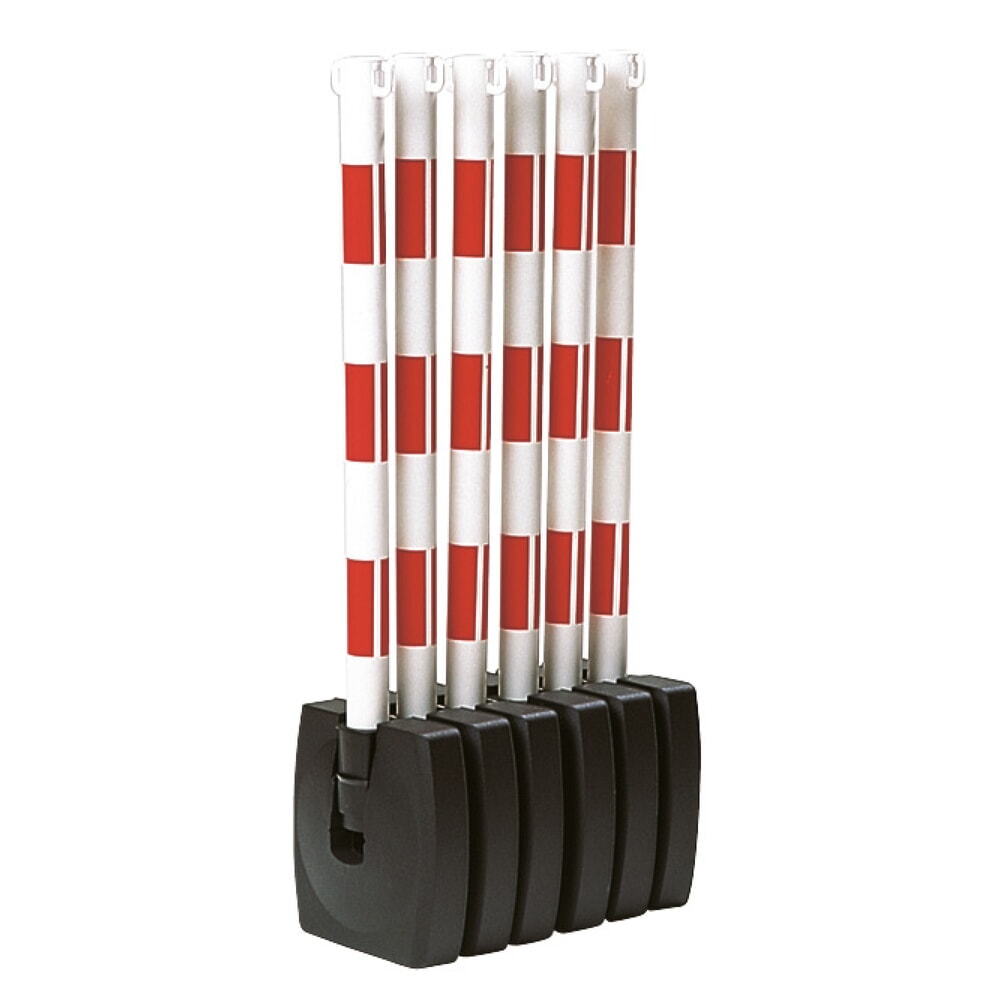 Produktabbildung Nr. 6: Chain post with foldable base, red/white