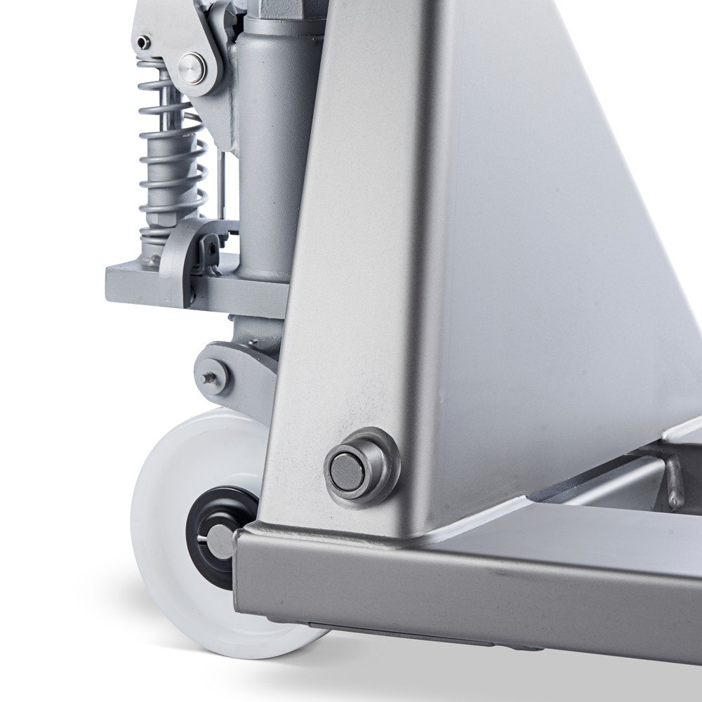 Produktabbildung Nr. 3: INOX stainless steel pallet truck, fork length 1,130 mm, nylon, tandem rollers