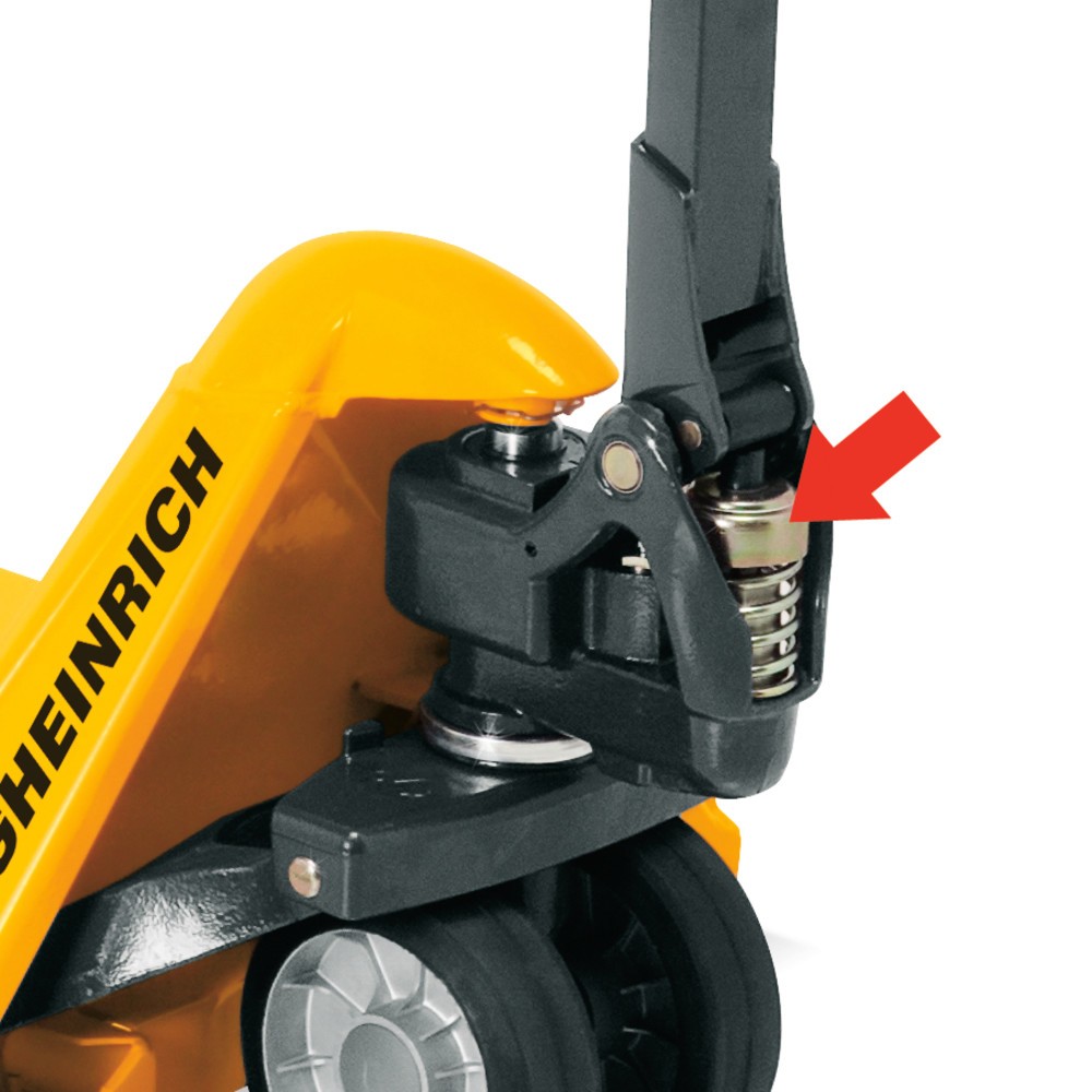 Produktabbildung Nr. 3: Jungheinrich AM 22 hand pallet truck with quick lift, load capacity 1,700 kg, fork length 1,600 mm, solid rubber / polyurethane, tandem rollers