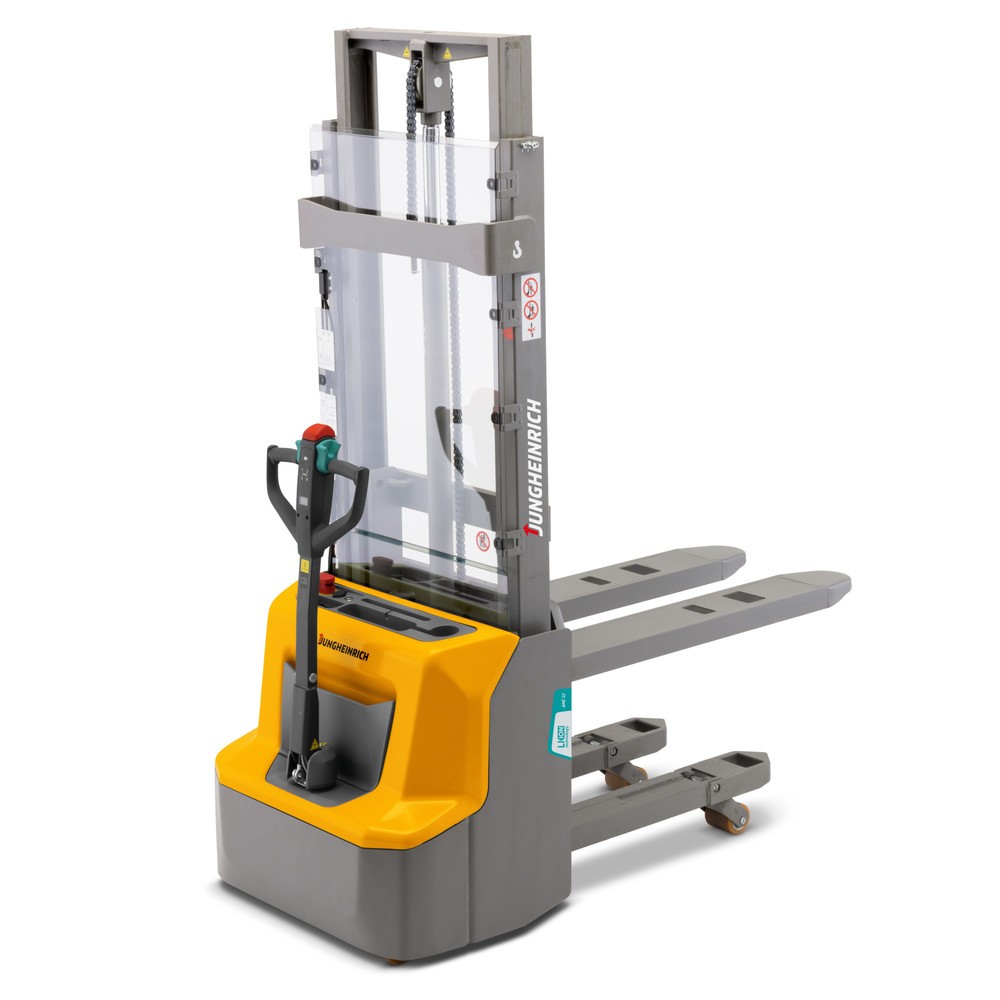 Produktabbildung Nr. 1: Jungheinrich AMC 12z ZT electric high-lift stacker truck, two-stage telescopic mast, lift height 3,686 mm, load capacity 1,200 kg