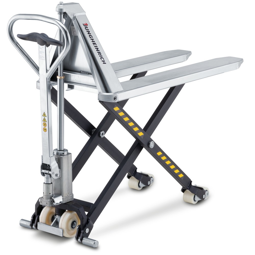 Produktabbildung Nr. 6: Jungheinrich AMX I15 stainless steel scissor lift pallet truck, load capacity 1,500 kg, nylon, tandem rollers
