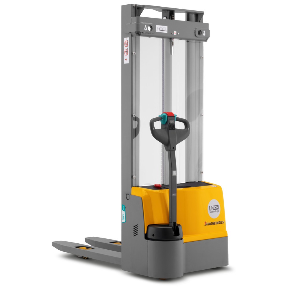 Produktabbildung Nr. 3: Jungheinrich EJC M10 ZT electric high-lift stacker truck, two-stage telescopic mast, lift height 2,985 mm, load capacity 1,000 kg
