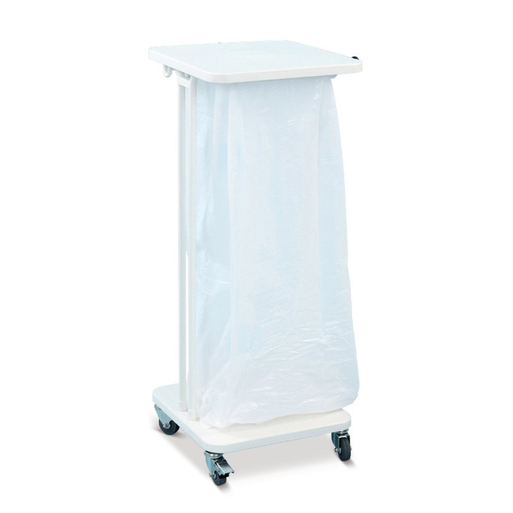 Product image: Premium rubbish bag stand, 120 litres, with castors, open