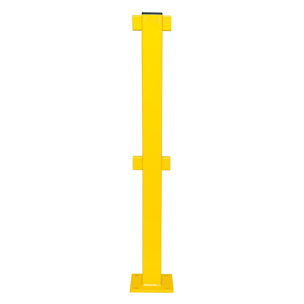 Product image: S-Line impact protection railing, outdoor use, centre post, height 1,000 mm