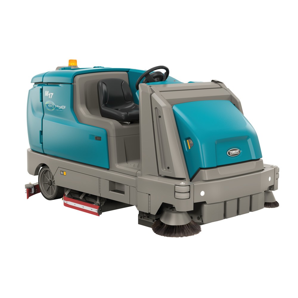Produktabbildung Nr. 3: TENNANT® Ride-on Scrubber Suction/Sweeper M17, Battery, 900mm Roller, inclusive SST and EC-H2O™